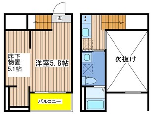 clarte　内田橋　Ⅱの物件間取画像